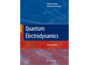 9783540875604 - Quantum Electrodynamics - Walter Greiner Joachim Reinhardt Kartoniert (TB)