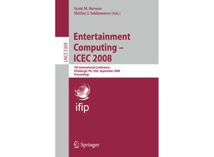 9783540892212 - Entertainment Computing - ICEC 2008 Kartoniert (TB)