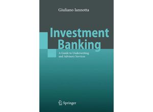 9783540937647 - Investment Banking - Giuliano Iannotta Gebunden