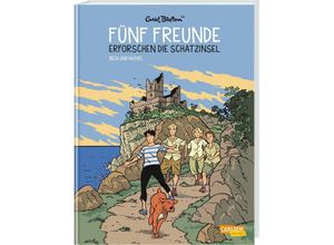 9783551022745 - Fünf Freunde erforschen die Schatzinsel   Fünf Freunde Comic Bd1 - Nataël Enid Blyton Gebunden