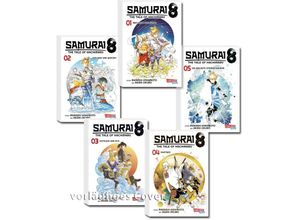 9783551027504 - Samurai8 Komplettpack 1-5 - Masashi Kishimoto Akira Okubo Gebunden