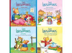 9783551030443 - Leo Lausemaus   Maxi-Pixi-4er-Set 80 Meine liebsten Geschichten von Leo Lausemaus (4x1 Exemplar) Gebunden