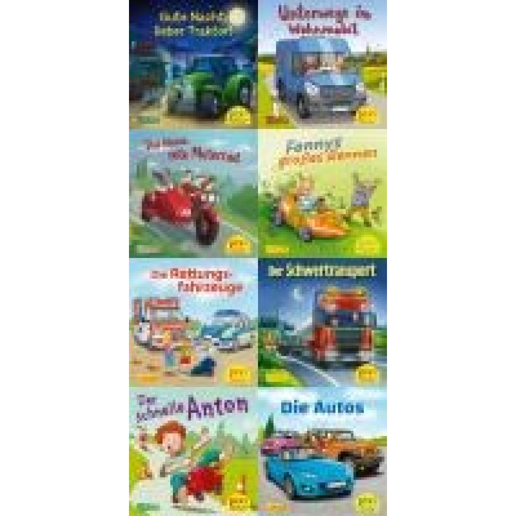 9783551038821 - Pixi-8er-Set 298 Pixis Lieblings-Fahrzeuge (8x1 Exemplar)