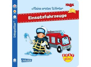 9783551051974 - Baby Pixi (unkaputtbar) 95 HABA Meine ersten Wörter Einsatzfahrzeuge   Baby Pixi (unkaputtbar) Bd95 Kartoniert (TB)