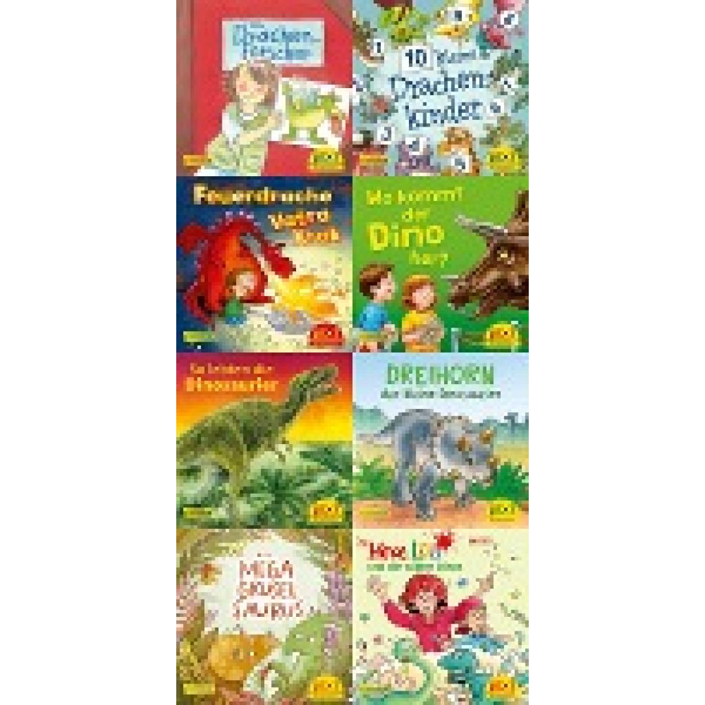 9783551052797 - Pixi-Box 279 Dinos und Drachen bei Pixi (8x8 Exemplare)