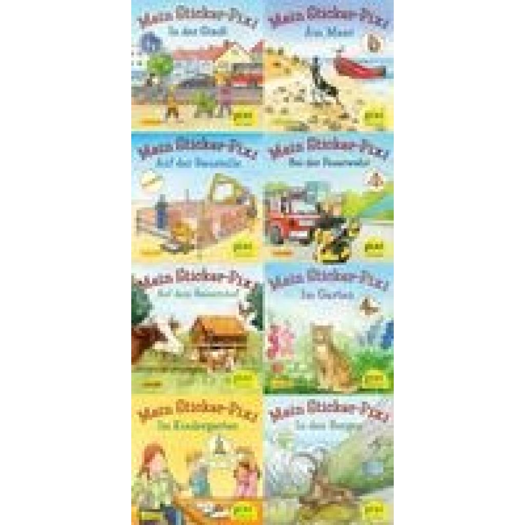 9783551057990 - Pixi-Serie Nr 199 Meine Sticker-Pixis 64 Exemplare