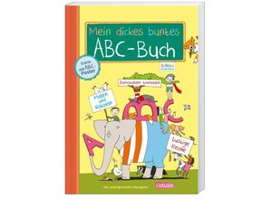 9783551181534 - Schlau für die Schule   Schlau für die Schule Mein dickes buntes ABC-Buch zum Schulanfang (mit Buchstaben-Poster) - Caroline Fuchs Kartoniert (TB)