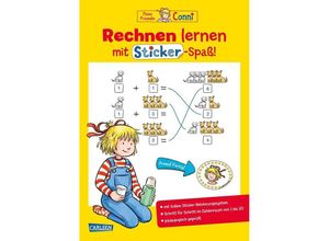 9783551182760 - Rechnen lernen mit Sticker-Spaß   Conni Gelbe Reihe Bd51 - Hanna Sörensen Kartoniert (TB)