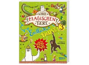 9783551191342 - Die Schule der magischen Tiere   Die Schule der magischen Tiere Endlich Pause! Das große Rätselbuch Band 3 - Nikki Busch Margit Auer Kartoniert (TB)