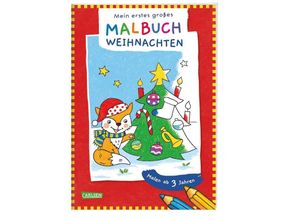 9783551191595 - Ausmalbilder für Kita-Kinder Mein erstes großes Malbuch Weihnachten Kartoniert (TB)