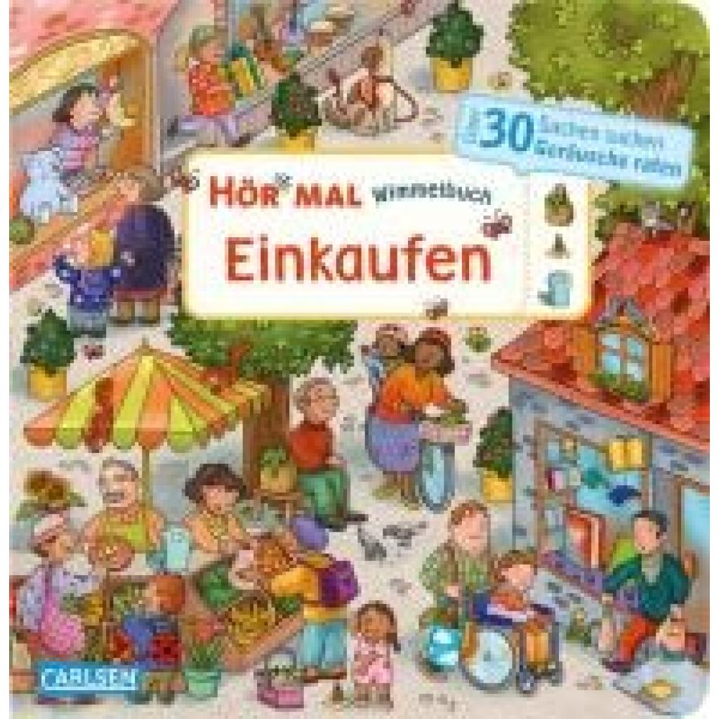9783551253361 - Bollin Enni Hör mal (Soundbuch) Wimmelbuch Einkaufen