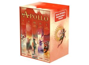 9783551321473 - Die Abenteuer des Apollo Taschenbuchschuber Bände 1-5 5 Teile - Rick Riordan Taschenbuch