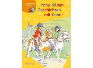 9783551690494 - LESEMAUS zum Lesenlernen Sammelbände Pony-Silben-Geschichten mit Conni - Julia Boehme Liane Schneider Gebunden