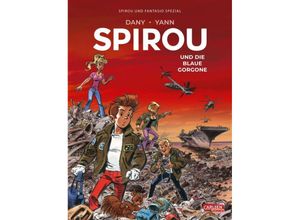 9783551799562 - Spirou und die blaue Gorgone   Spirou + Fantasio Spezial Bd42 - Yann Kartoniert (TB)