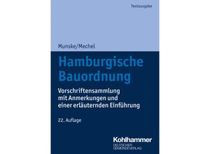 9783555020266 - Hamburgische Bauordnung - Michael Munske Friederike Mechel Kartoniert (TB)