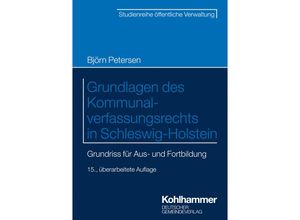 9783555023229 - Grundlagen des Kommunalverfassungsrechts in Schleswig-Holstein - Björn Petersen Kartoniert (TB)