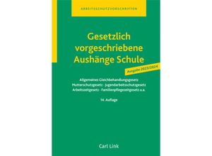 9783556099261 - Gesetzlich vorgeschriebene Aushänge Schule 2023   2024 Gebunden