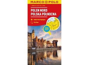 9783575016744 - MARCO POLO Regionalkarte Polen Nord 1300000 Karte (im Sinne von Landkarte)