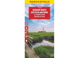 9783575017604 - MARCO POLO Reisekarte Deutschland Nord 1550000 Karte (im Sinne von Landkarte)