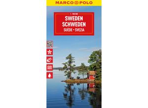 9783575017673 - MARCO POLO Reisekarte Schweden 1900000 Karte (im Sinne von Landkarte)