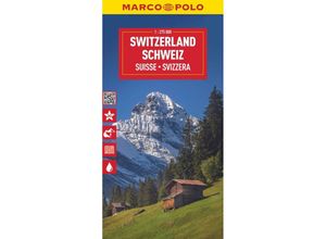 9783575017680 - MARCO POLO Reisekarte Schweiz 1275000 Karte (im Sinne von Landkarte)