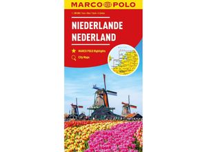 9783575017741 - MARCO POLO Regionalkarte Niederlande 1200000 Karte (im Sinne von Landkarte)