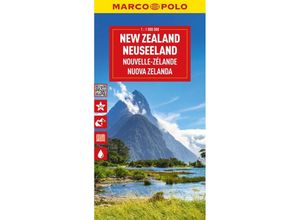 9783575018649 - MARCO POLO Reisekarte Neuseeland 11 Mio Karte (im Sinne von Landkarte)