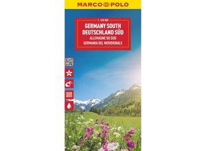 9783575018670 - MARCO POLO Reisekarte Deutschland Süd 1550000 Karte (im Sinne von Landkarte)