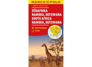 9783575018687 - MARCO POLO Kontinentalkarte   MARCO POLO Kontinentalkarte Südafrika Namibia Botswana 12 Mio Karte (im Sinne von Landkarte)