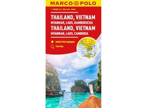 9783575018694 - MARCO POLO Kontinentalkarte Thailand Vietnam 125 Mio Karte (im Sinne von Landkarte)