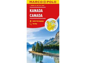 9783575018717 - MARCO POLO Kontinentalkarte   MARCO POLO Kontinentalkarte Kanada 14 Mio Karte (im Sinne von Landkarte)