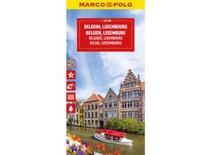 9783575018779 - MARCO POLO Reisekarte Belgien Luxemburg 1250000 Karte (im Sinne von Landkarte)