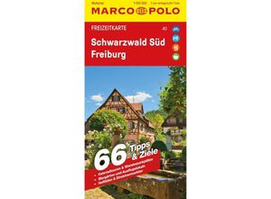 9783575018878 - MARCO POLO Freizeitkarte 40 Schwarzwald Süd Freiburg 1100000 Karte (im Sinne von Landkarte)