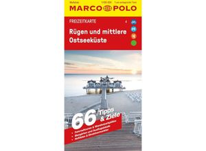 9783575018908 - MARCO POLO Freizeitkarte 4 Rügen und mittlere Ostseeküste 1100000 Karte (im Sinne von Landkarte)