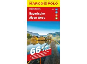 9783575019158 - MARCO POLO Freizeitkarte 45 Bayerische Alpen West 1100000 Karte (im Sinne von Landkarte)