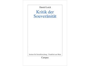 9783593395142 - Kritik der Souveränität - Daniel Loick Kartoniert (TB)