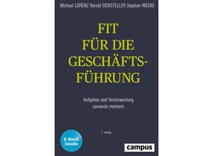 9783593510422 - Fit für die Geschäftsführung m 1 Buch m 1 E-Book - Michael Lorenz Harald Eichsteller Stephan Wecke Gebunden