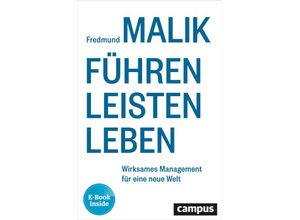 9783593510699 - Führen Leisten Leben m 1 Buch m 1 E-Book - Fredmund Malik Gebunden