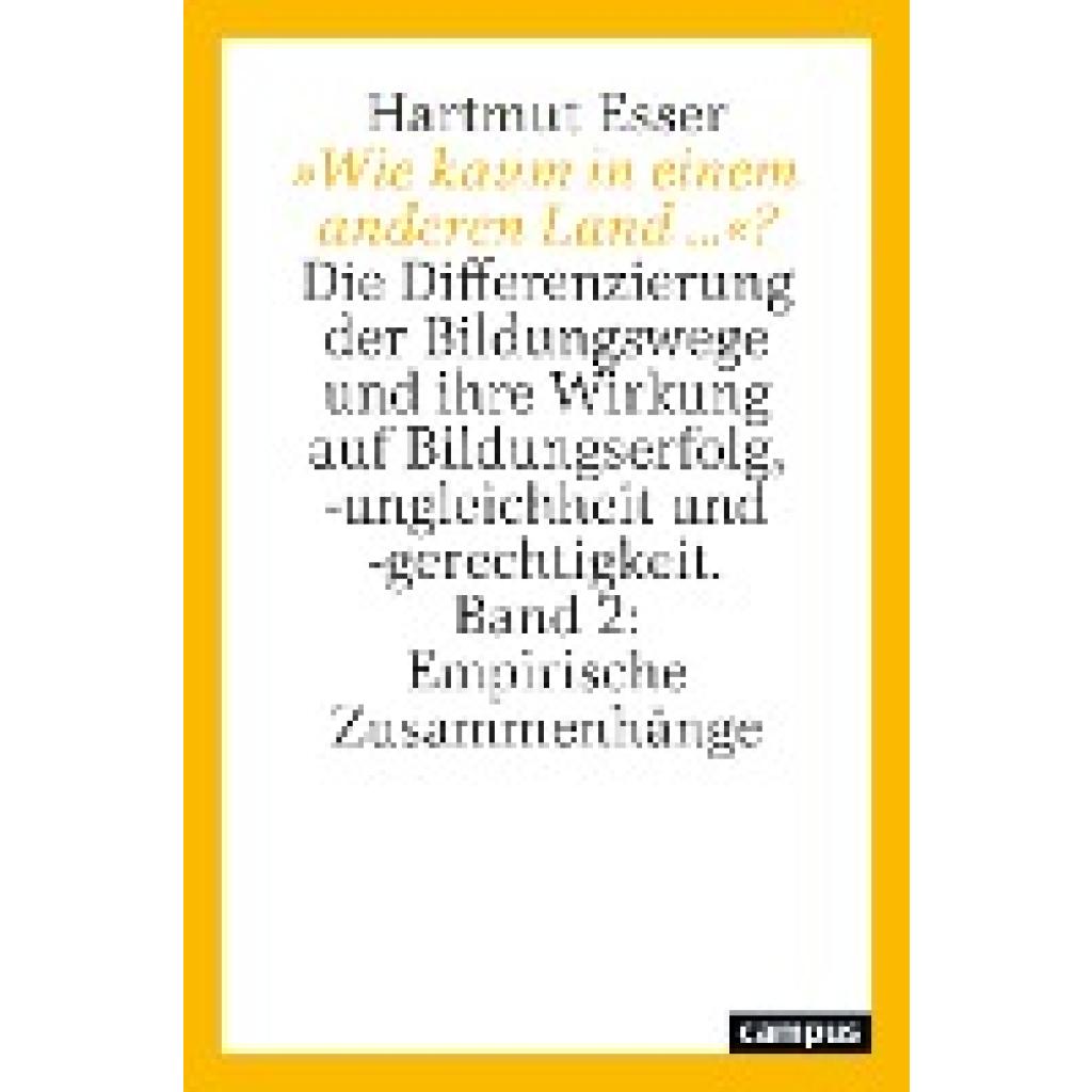 9783593515175 - Esser Hartmut »Wie kaum in einem anderen Land «?