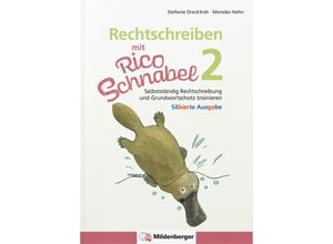 9783619220434 - Rechtschreiben mit Rico Schnabel Klasse 2 - silbierte Ausgabe - Stefanie Drecktrah Mareike Hahn Geheftet