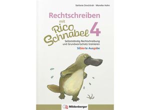 9783619420438 - Rico Schnabel   Rechtschreiben mit Rico Schnabel Klasse 4 - silbierte Ausgabe - Stefanie Drecktrah Mareike Hahn Geheftet