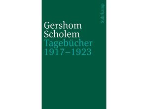 9783633243945 - Tagebücher nebst Aufsätzen und Entwürfen bis 1923 - Gershom Scholem Kartoniert (TB)