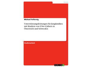 9783638889858 - Unterstützungsleistungen für Jungfamilien mit Kindern von 0 bis 6 Jahren in Österreich und Schweden - Michael Felfernig Kartoniert (TB)