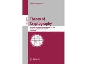 9783642004568 - Theory of Cryptography Kartoniert (TB)