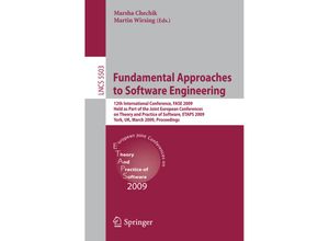 9783642005923 - Fundamental Approaches to Software Engineering Kartoniert (TB)