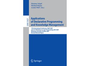 9783642006746 - Applications of Declarative Programming and Knowledge Management Kartoniert (TB)