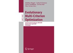 9783642010194 - Evolutionary Multi-Criterion Optimization Kartoniert (TB)