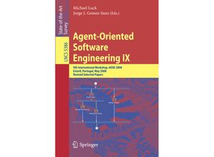 9783642013379 - Agent-Oriented Software Engineering IX Kartoniert (TB)