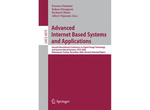 9783642013492 - Advanced Internet Based Systems and Applications Kartoniert (TB)