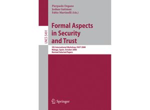 9783642014642 - Formal Aspects in Security and Trust Kartoniert (TB)